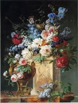 unknow artist Floral, beautiful classical still life of flowers.044 oil painting picture
